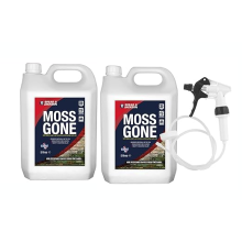 Moss Gone Moss killer 2 x 5 Litre with long hose trigger