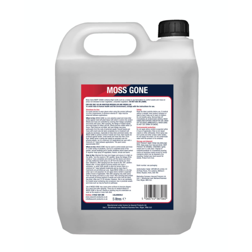 Spear & Jackson Moss Gone Moss killer 2 x 5 Litre with long hose trigger 1