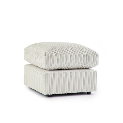 Snugg Furniture (Mink) Milo Jumbo Cord Fabric Footstool