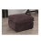 Snugg Furniture (Chocolate) Milo Jumbo Cord Fabric Footstool 1