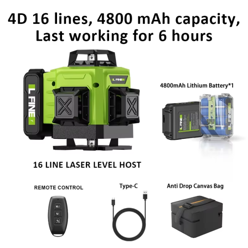 LFINE Laser Level 3D 4D Self Leveling Tool
