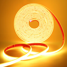 (Warm Wit 3000K-5m)IP68 COB Neon LED-lichtstrip op zone energie 5M 24V 320LEDs/M duurzame tape Diode