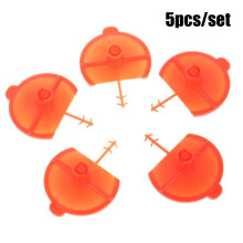 (Orange) 5 Stück Polyurethan-Schaumpistole, Flachstrahl-Sprühdüse, expandierende Schaumspritzpistole,