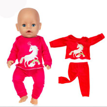 (1)2021 freizeit Puppe Kleidung Born Baby Fit 17 zoll 43cm Puppe Zubehör Für Baby Festiival Geschenk