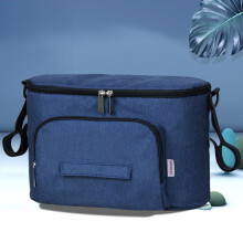 (blau) Kinderwagen-Organizer-Tasche, Hot Mom Kinderwagen-Zubehör, mit Haken, Reisetasche für Rollstuhl,