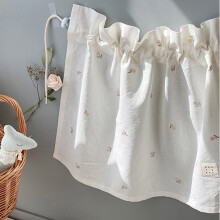 (Tulpen)Süßer Baby-Autovorhang aus Baumwolle, Sonnenschutztuch, Stickerei, Sonnenschutz für Kinder,