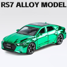 (Grün) 1:32 Audi RS7 Sportback Legierung Modellauto Spielzeug Druckguss Metallguss Sound und Licht Auto