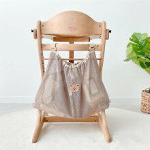(Khaki) Wiederverwendbare Kinderwagen-Hängetasche, Sommer-Mesh-Kinderwagen-Tasche, Windel-Organizer,