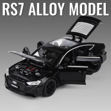 (Schwarz) 1:32 Audi RS7 Sportback Legierung Modellauto Spielzeug Druckguss Metallguss Sound und Licht