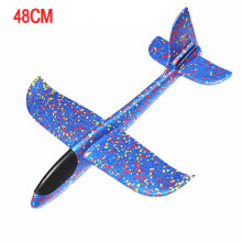(48cm blauw) DIY-vliegtuigen, handwerpvliegtuig, EPP-schuim, opstijgvlieg, zweefvliegtuig, modelvliegtuig,