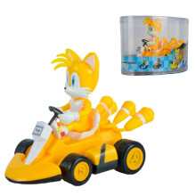 (Met doos) 5 stuks Sonic the Hedgehog Speelgoed Automodel Sliding Racing Cars Cartoon Game Anime Pull-back