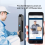 Smart Door Lock Face Recognition Fingerprint Password Camera 4
