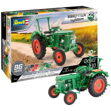 REVELL Easy Click Deutz D30 Traktor 1:24 LKW-Modellbausatz 07821