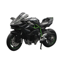 1:12 H2 R Motorrad Druckguss-Legierung Modell Spielzeug Schwarz Ninja H2R Motorrad Abnehmbare Sammlung
