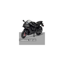 (Schwarze Schaumstoffbox) 1:12 Yamah YZF R1 Alloy Racing Sports Motorcycle Simulation Diecast Metal