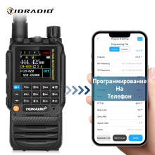 (TD-H3-Black) TIDRADIO H3 Walkie Talkie mit großer Reichweite, professionelles Air Band Tow Way Radio,