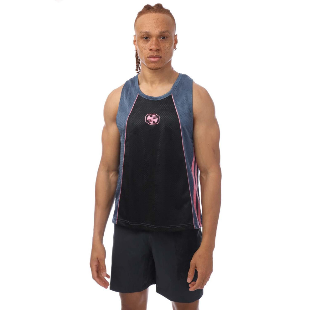 (XS, Black) Adidas Mens Worldwide Hoops Creator 365 Tank Top