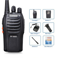 (1PC)BF-666S Walkie Talkie 1500Mah 5W 3Km-5Km Walkie Talkie Profesional, Hotels, Road Trips, Bouwplaatsen