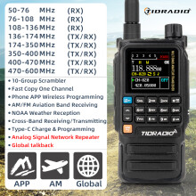 TD-H3Plus-Black: Neuer TIDRADIO H3 Plus Global Walkie Talkie Repeater mit Bluetooth-Anrufbeantworter Air – Beta, limitierte 20 Stück/Tag