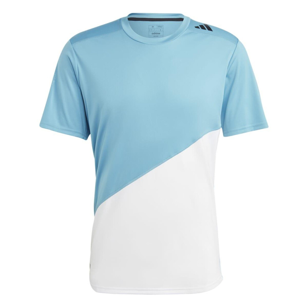 (XS, Blue) Adidas Mens Made To Be Remade Running T-Shirt