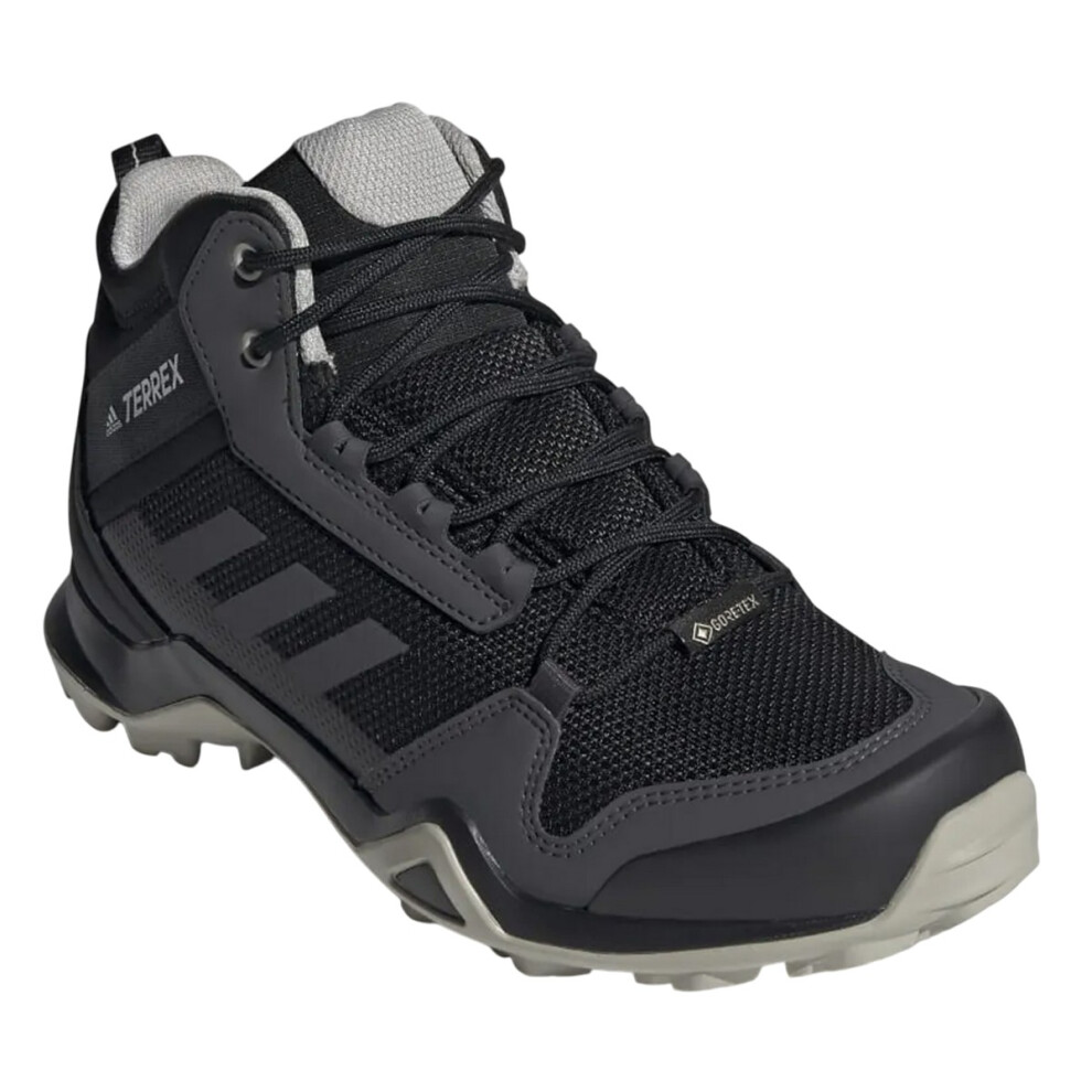 (5 UK, Black/Grey) Adidas Womens/Ladies Terrex AX3 Mid Gore Tex Hiking Shoes