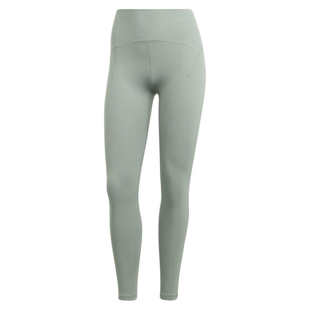 (8 UK, Green) Adidas Womens/Ladies Studio Yoga 7/8 Leggings