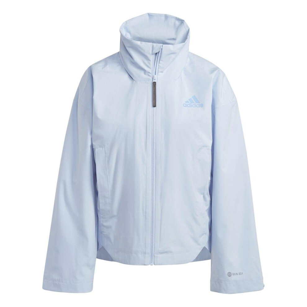 (4 UK, Blue) Adidas Womens/Ladies Terrex Traveer Rain Rdy Waterproof Jacket