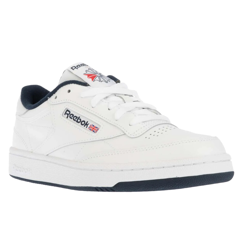 (4.5 UK, White) Reebok Mens Club C 85 Leather Trainers