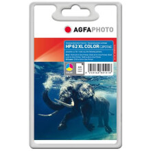Cartucho de tinta AGFA PHOTO APHP62CXL - Cor Ciano - 415 páginas - 11,5ML