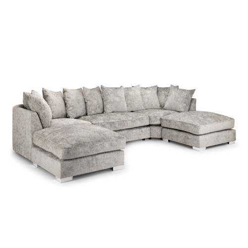 Snugg Furniture (Truffle) London U Shape Scatter Back Corner Sofa 2