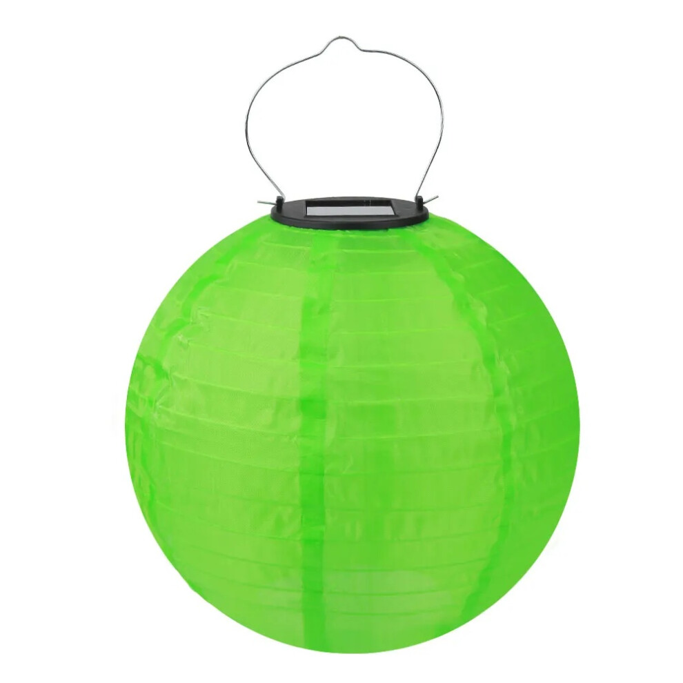(Green, 20cm/7.87in) Cloth Solar Led Party Hanging Decoration Lamp Colorful Balcony Garden Ornaments-image-OPC-PGTWXT5-NEW