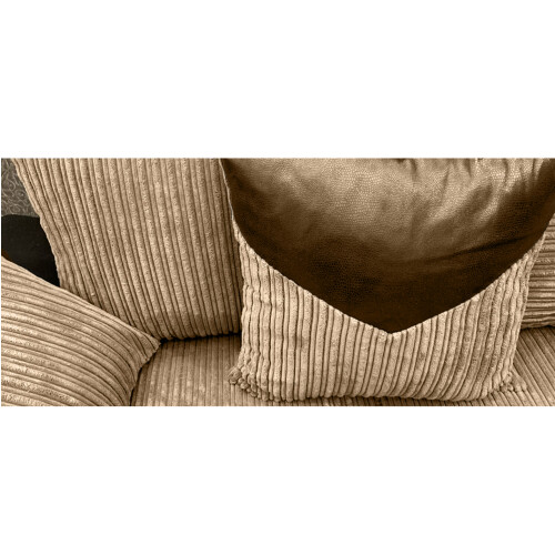 Snugg Furniture (Right Hand Corner, Brown & Coffee) Kensington Corner Sofa 2