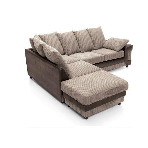 Snugg Furniture (Left Hand Corner, Brown & Coffee) Kensington Corner Sofa 2