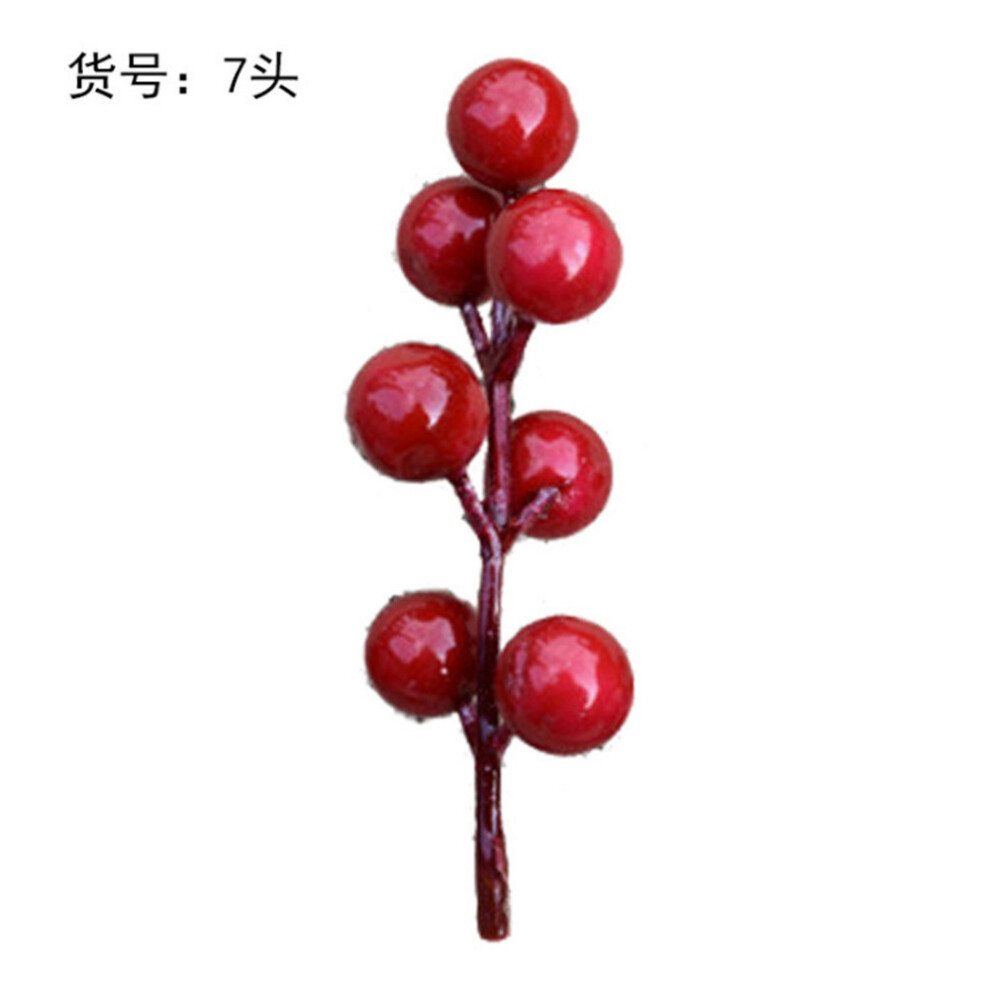 (StyleB) Berry Red Stunning Floral Picks For Christmas Tree Decorating Available In 7 To Head Designs 14-image-OPC-PGTXT2J-NEW
