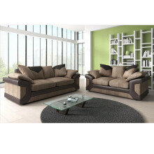 (3+2 Seater, Brown & Coffee) Kensington 3 Seater and 2 Seater Sofa