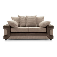 (3 Seater, Brown & Coffee) Kensington 3 Seater and 2 Seater Sofa