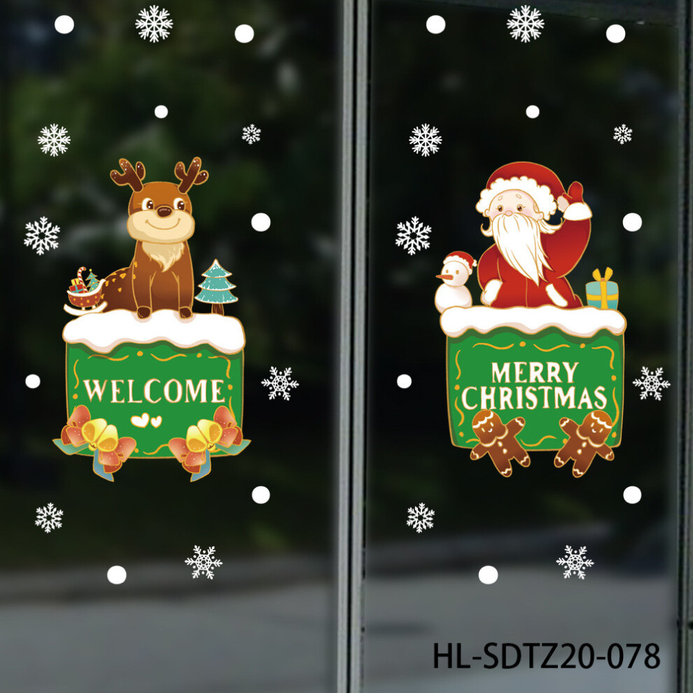 (SDTZ20078) Christmas Enchanting Decoration Static Clings For Windows And Doors Perfect Celebrations For Seasonal-image-OPC-PGTXVZC-NEW