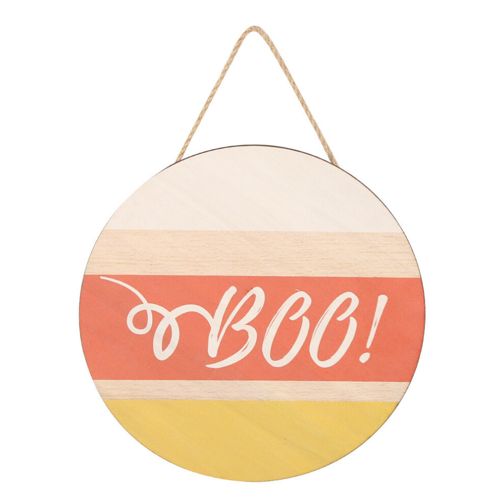 (Halloween Tag 9) Ghost Halloween Unique Hanging Decoration Bat Wooden Sign Perfect For Parties-image-OPC-PGTXYYR-NEW