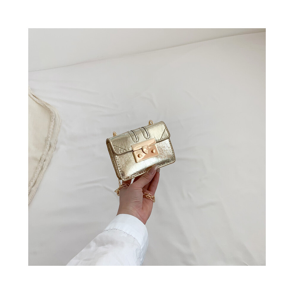 (Gold) Red Mini Trendy Shoulder Bag For Women Featuring Elegant Chain Strap And Pu Soft Material-image-OPC-PGTY2JT-NEW