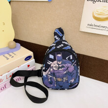 (Black) Crossbody Boys Fashionable Bag In Lightweight Nylon For Use Everyday