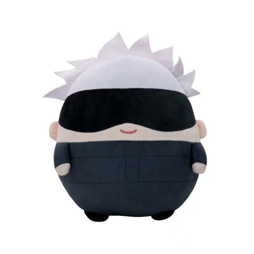 (Silver, 30cm/11.81in) Kaisen Satoru Jujutsu Gojo Plush Toy Cute Cartoon Boy Children Doll Gift Holiday