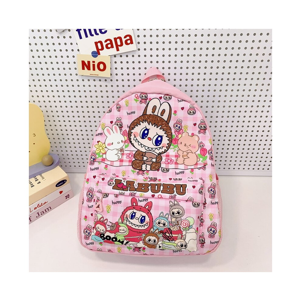 (StyleJ) Cute Bubble Cartoon Mart Kids Backpack In Stylish Purple And Pink Girls For Designs-image-OPC-PGTYD8B-NEW
