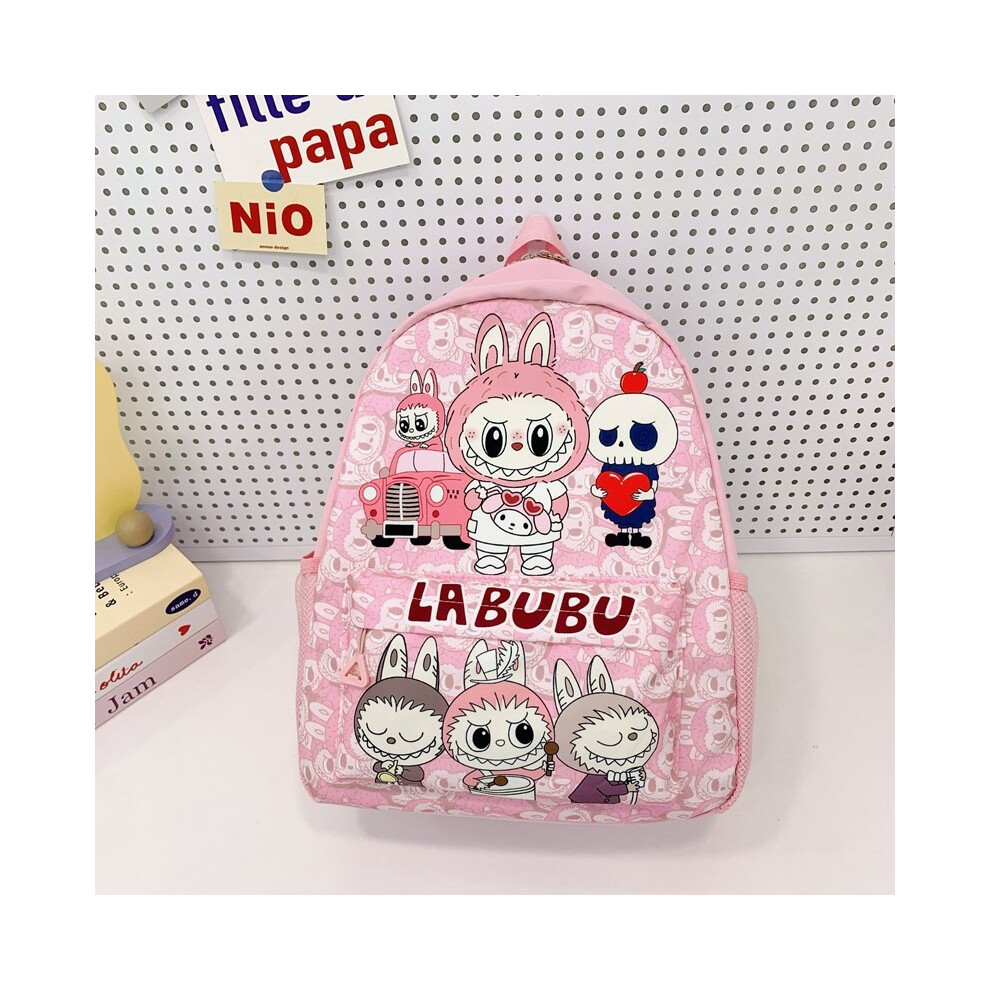 (StyleL) Cute Bubble Cartoon Mart Kids Backpack In Stylish Purple And Pink Girls For Designs-image-OPC-PGTYD8D-NEW