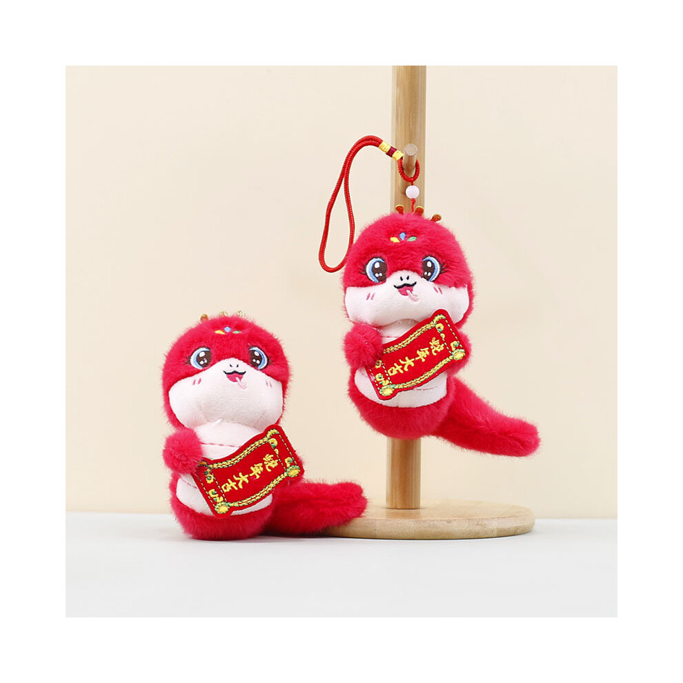 Plush Realistic Cute Snake Figurine Keychain Premium Quality Soft Gift Toy-image-OPC-PGTZBQQ-NEW