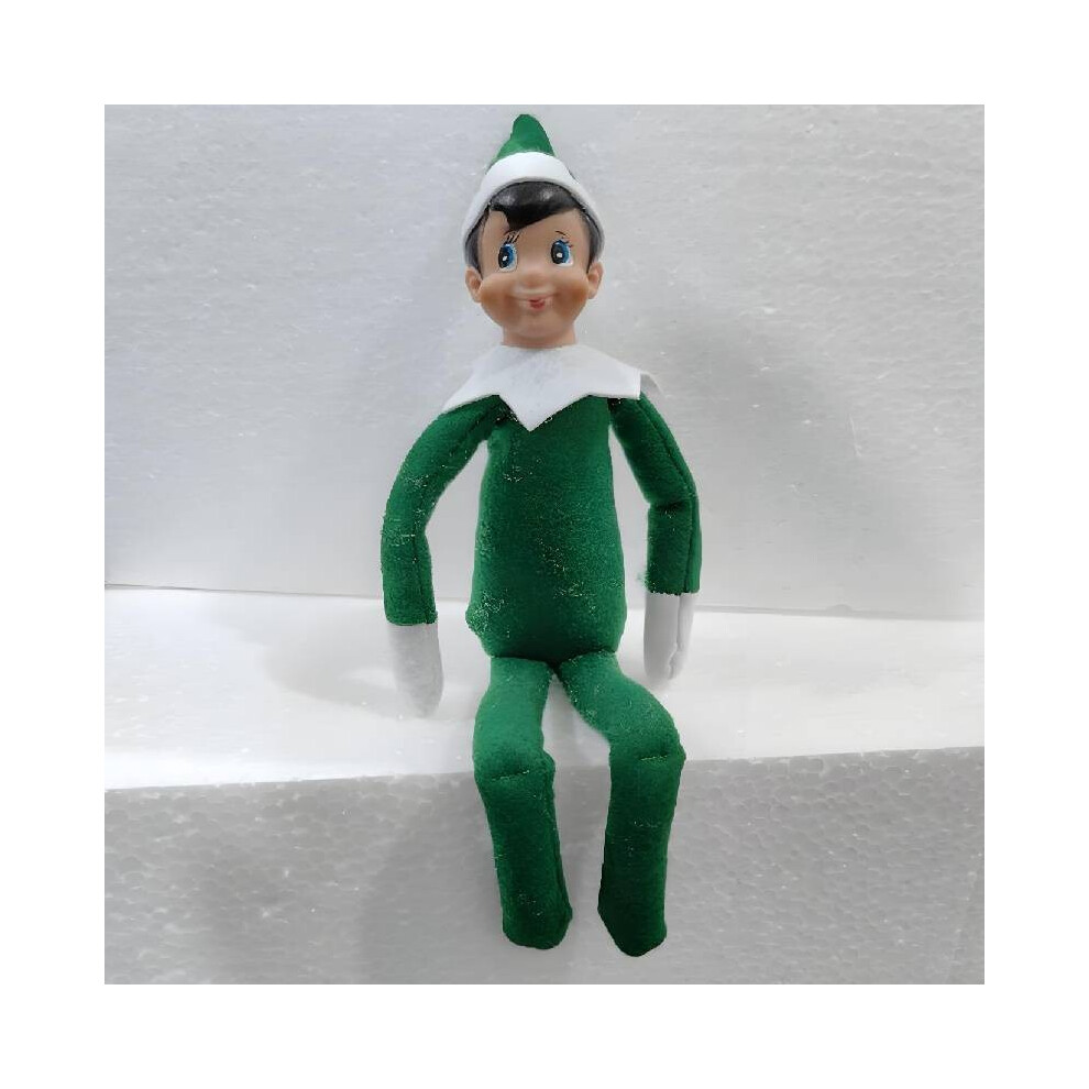 (Green) On The Shelf 30Cm Elf Doll Christmas Gift Tradition Toy Cute Decoration Xmas Green