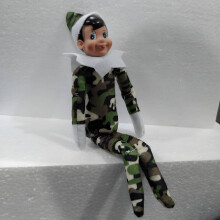 (camouflage) On The Shelf 30cm Elf Doll Christmas Gift Tradition Toy Cute Decoration Xmas