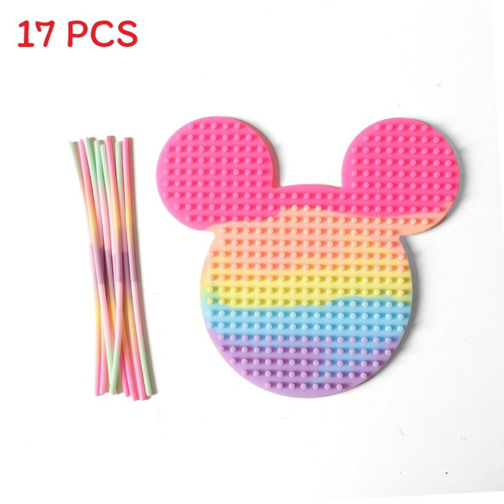 (MacaronMickey) Unicorn Dinosaur Mickey Sensory Activity Board Children Toy Colorful Puzzle-image-OPC-PGTZNWK-NEW