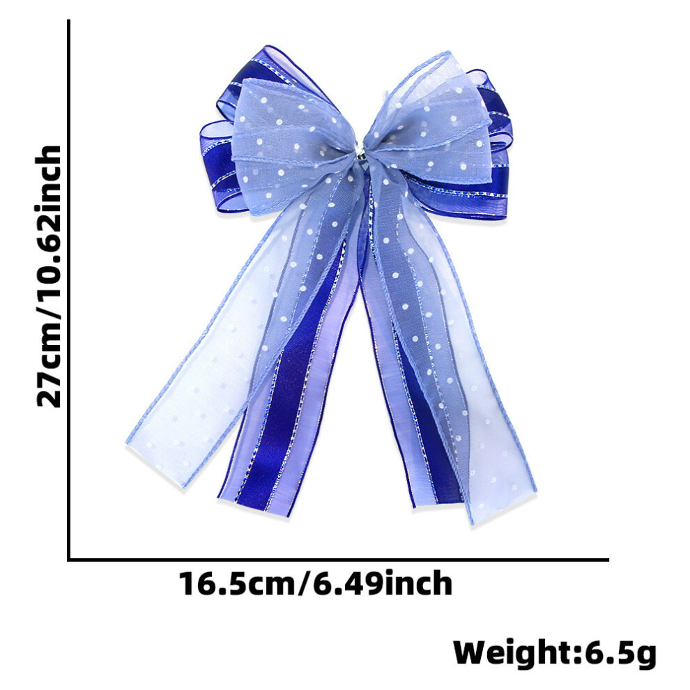 (Double Bow E) Layer Elegant Double Christmas Bow Decorations For Festive Gift Wrapping Ornamentation And Tree-image-OPC-PGTZS9W-NEW