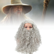 The Of Lord The Rings Character Gandalf Wig Beard Halloween Headwear Cosplay