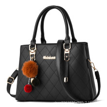 (Black) Womens Tote Fashionable Bag In Burgundy Blue Black Green Yellow Soft Pu Daily For Use